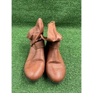 Lower East Side Brown Slouch Boots w/ Buckle Womens‎ Size 8W